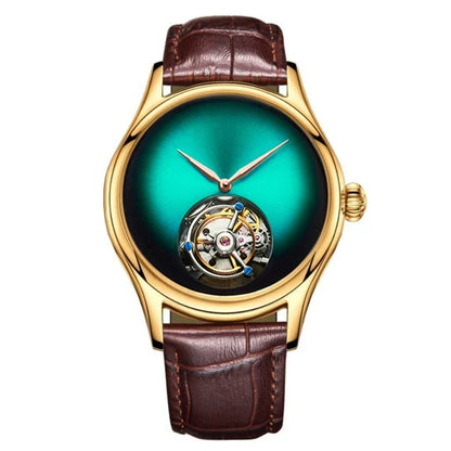 AESOP Flying Tourbillon Skeleton Watch For Men Mechanical Waterproof Mens Watches Top Brand Luxury Movement Stainless Steel 2025
