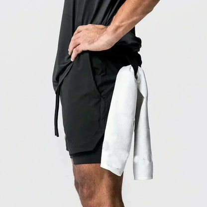 2026 Dragon Ball Summer Broly Men's Bot Fitness Double-Layer Replica Two-Piece Loose-Fit Training Running Shorts Casual Pants