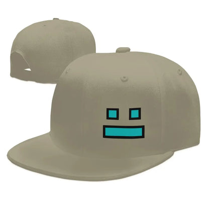 Videoigra Geometry Dash: bejzbolske kapice Snapback za moške in ženske, nastavljive kapice, hip-hop bejzbolske kapice, casquette