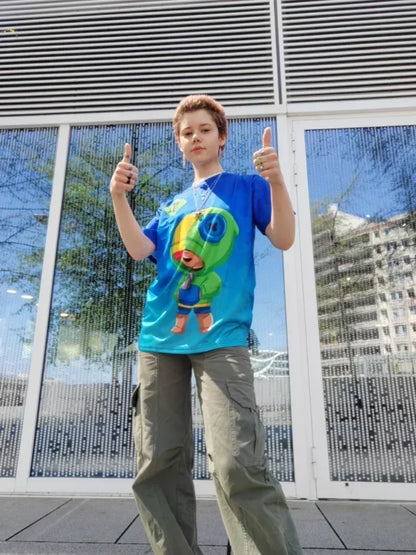Newest 2026 Brawl Stars 3D Print Tops Cartoon Children Short Sleeve T-shirt Summer Popluar Men Funny Tees