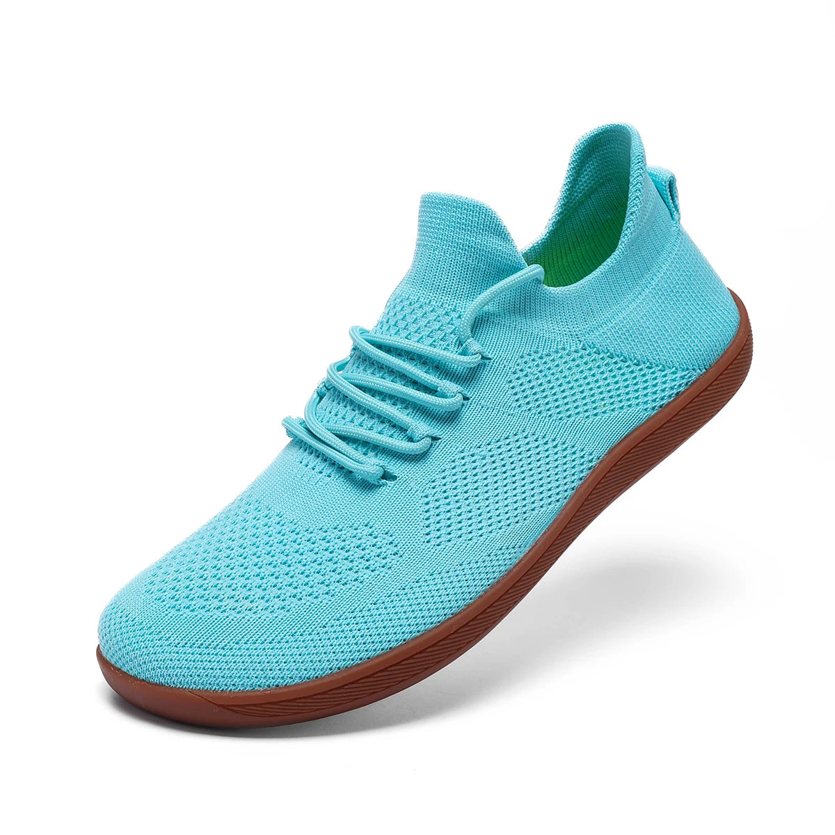 Unisex Minimalist Barefoot Shoes Lightweight Breathable Wide Toe Sneakers for Outdoor Casual Walking