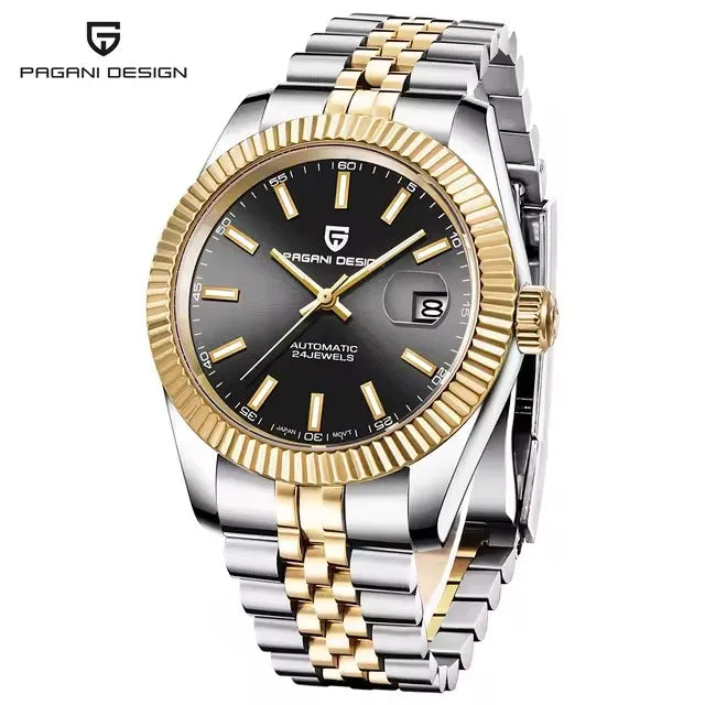 PAGANI DESIGN 40MM Men Mechanical Watch Top Luxury Japan Movement Automatic Watch Sport Stainless Steel Waterproof Men Watches