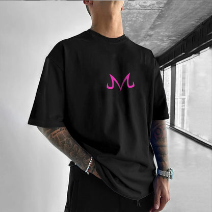 Dragon Ball GOKU Peripheral Printed T-shirt Bandai Loose Men's and Women's Summer Sweating Breathable Sports Short Sleeve