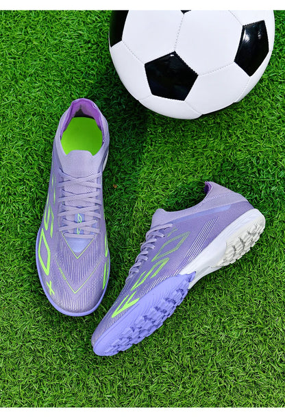 New Men Football Boots Non-Slip Match Grass Cleats High-top High-quality Soccer Shoes Futsal Sneakers Indoor Hot-selling Outdoor