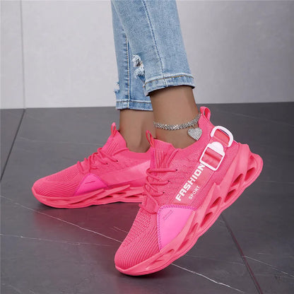 Moda Lila Casual Sneakers Dam Herr Blade Löparskor Storlek 48 Lätta Andningsbara Sportskor Herr Mesh-sneakers