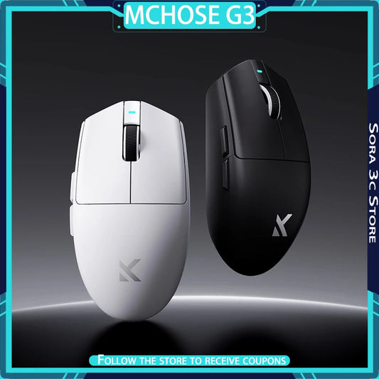 MCHOSE G3 V2 PRO trådlös mus Bluetooth Tri Mode ergonomisk lättviktig laptop kontor gaming datortillbehör