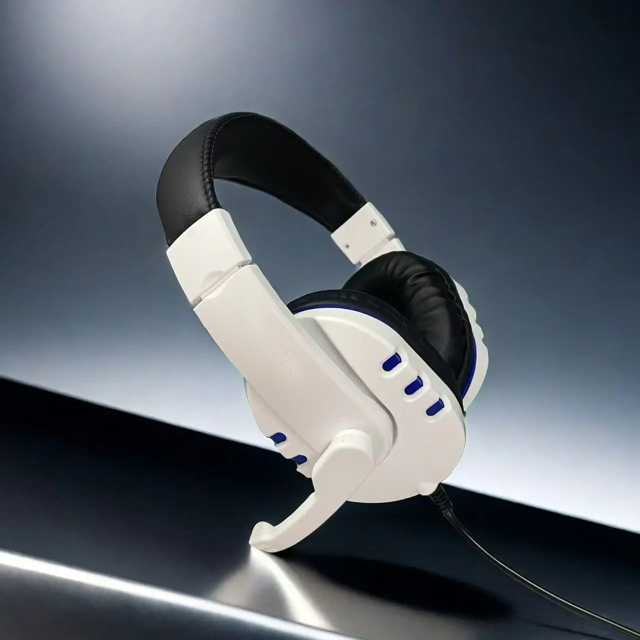 Auriculares con cable 7260 con micrófono – Headset para gaming y trabajo para PS4 PS5 Xbox One, estudio y reuniones, auriculares con jack 3.5mm