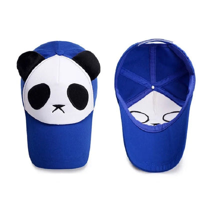 Søde sommer-baseballkasketter med panda-motiv til mænd og kvinder – bomulds-hiphop-snapback-kasketter med solbeskyttelse til drenge og piger – udendørs gorras – dropshipping
