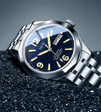 Montre mécanique de luxe pour homme Reloj CARNIVAL en tungstène, mouvement automatique MIYOTA 8205, étanche.