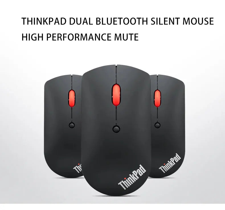 Wireless Mouse Lenovo ThinkPad Wireless Mouse 4Y50X88822 Mouse Dual Bluetooth Office Mouse Laser Mouse Black Ergonomic Mouse Laptop Mouse