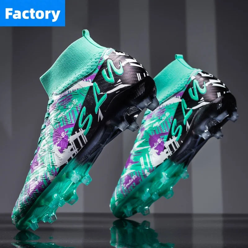Chaussures de football professionnelles pour hommes, crampons de football FG ultralégers, baskets d'entraînement de football, chaussures de sport d'extérieur