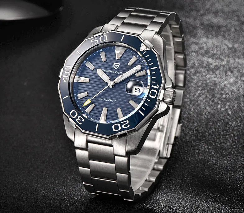2025 New Brand PAGANI DESIGN 1617 Men's Military Sport Mechanical Watches Waterproof Stainless Steel Top Brand Luxury Men Watch