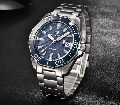 2025 New Brand PAGANI DESIGN 1617 Men's Military Sport Mechanical Watches Waterproof Stainless Steel Top Brand Luxury Men Watch