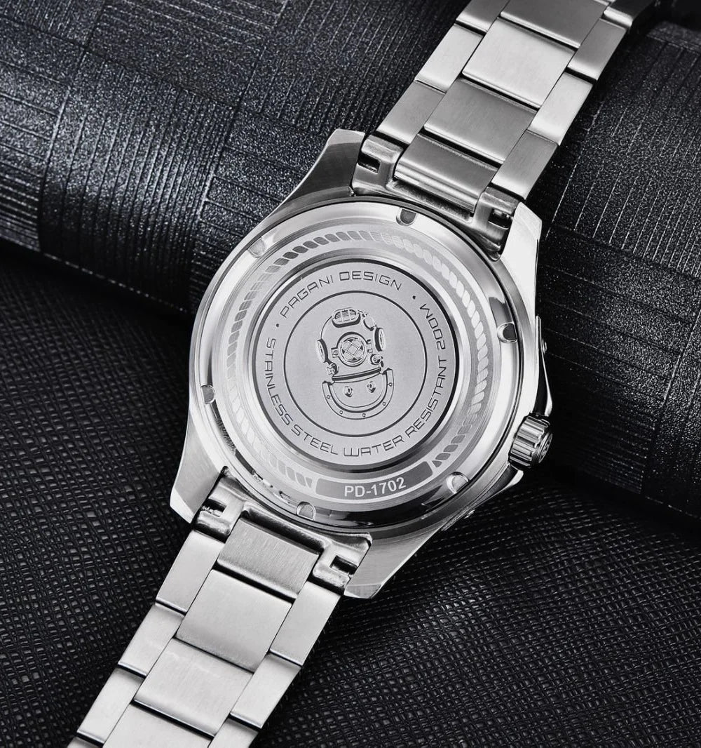 PAGANI DESIGN Men's Luxury Mechanical Watch Japan MIYOTA 8215 Automatic Movt Wristwatch 200m Waterproof Reloj Hombre PD-1702