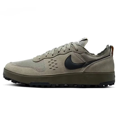 Nike C1TY Round-Toe Fashionable, Comfortable, Non-Slip, Durable Low-Top Casual Shoes (Unisex) - Brown and Green  FZ3863-300