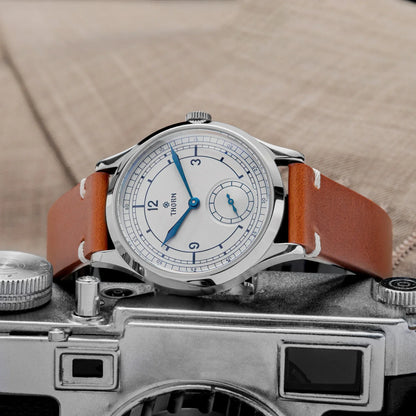 THORN T001 Quartz Watch 316L Stainless Steel Sapphire Crystal Waterproof Grilled Blue Hands Fashion Business Men WomenWatch