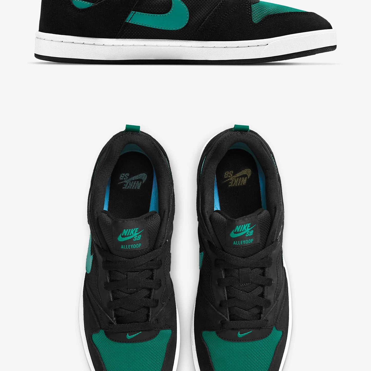 Nike Authentic SB Alleyoop Men's and Women's Classic Cushioned Low-top Skate Shoes CJ0882-007
