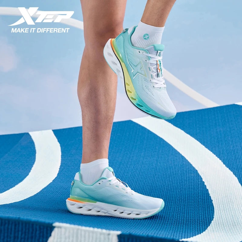 Xtep Reactive Coil 12.0 Running Shoes for Men, 2025 Summer Elastic Sports Shoes, Rebound Cushioning Sneakers 975219110045