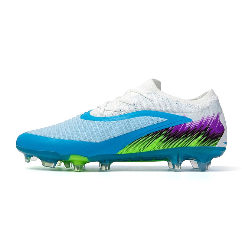 New Men's Football Boots Shoes Match Training Soccer Shoes Non-Slip Cleats Long Spikes FG Ultralight Outdoor Sneakers Drop Shipping