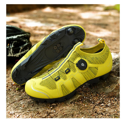 Mountain Bike Shoes Mens Cycling Shoes Quick Ratchet Buckle Compatible with SPD System Pedal for Indoor Outdoor Women MTB Shoes