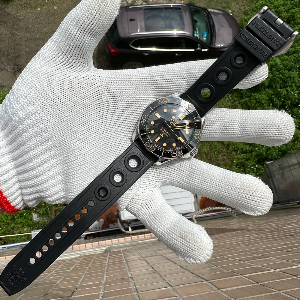 STEELDIVE SD1957 Best Seller 42MM Ceramic Bezel 300M Waterproof Super Luminou Sapphire Glass NH35 Automatic Men Dive Watch