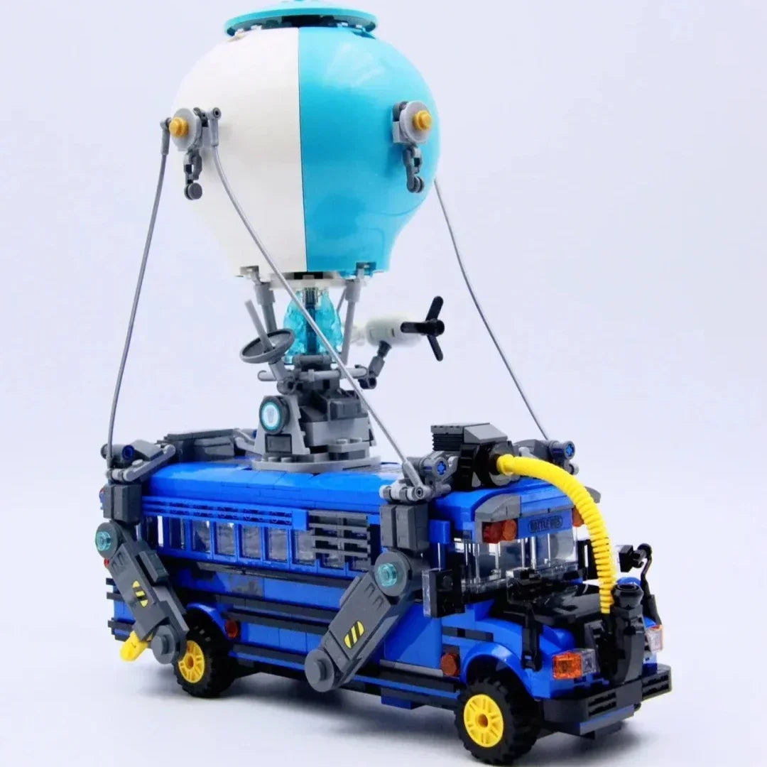 Neues 954-teiliges Battle Bus Automodell 77073 aus beliebten Spielen – Baustein-Puzzle-Modell, Spielzeug für Geburtstags- und Weihnachtsgeschenke