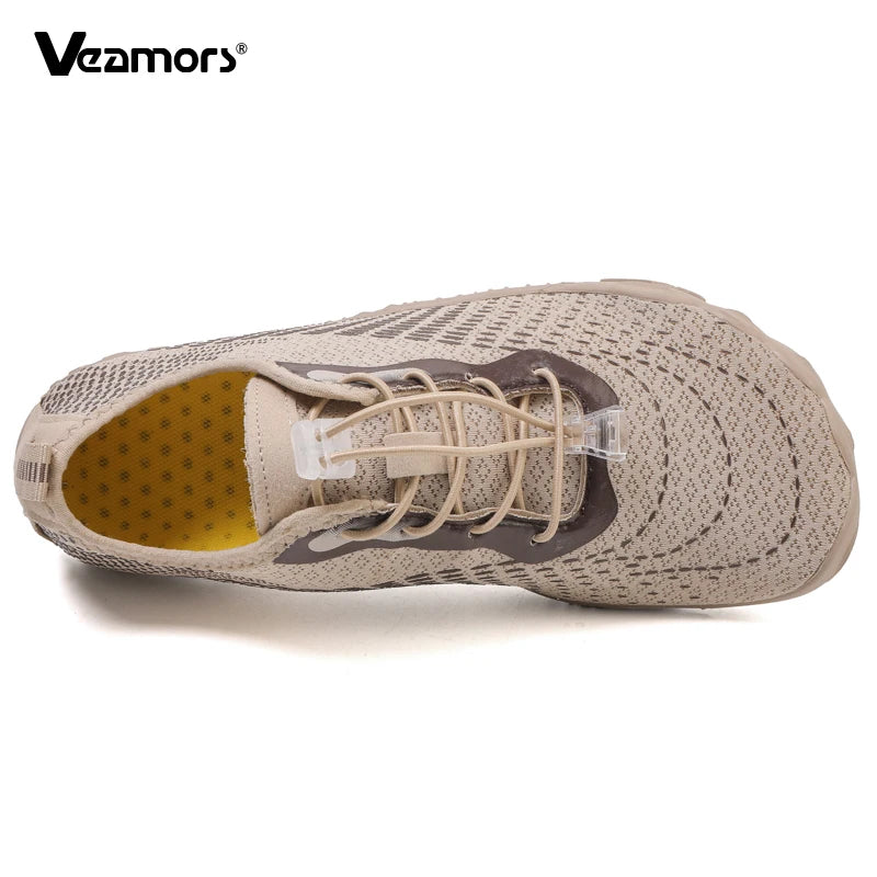 Quick Dry Aqua Shoes for Men Women Breathable Non-slip Water Sneakers Barefoot Soft Sole Wading Footwear for Swimming Beach