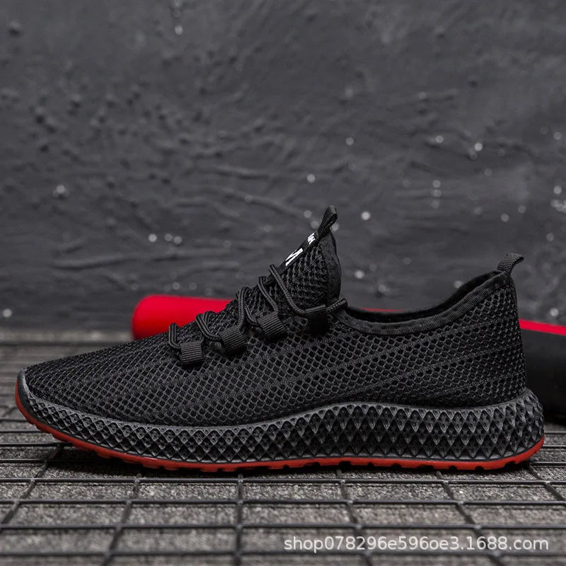 New Men's Casual Sports Shoes Outdoor Thick Bottom Versatile Summer Workwear Trendy Shoes Anti-Slip Wear-Resistant Rubber Sole