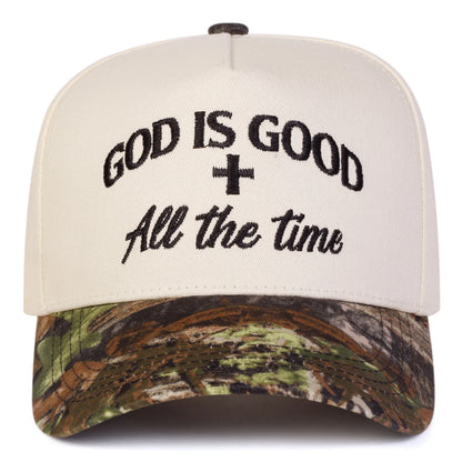 Casquettes de baseball unisexes avec broderie « GOD IS GOOD » – Printemps-automne – Chapeaux décontractés ajustables pour l'extérieur – Chapeau anti-UV – Casquette de sport