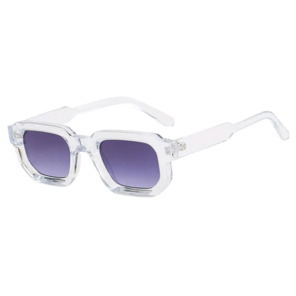 UV Protection Small Frame Square Sunglasses Punk Square Women Sun Glasses Leopard Print UV400 Retro Eyewear Photography