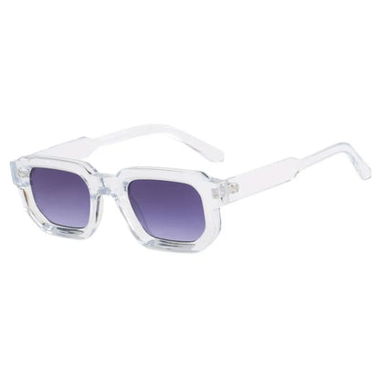 UV Protection Small Frame Square Sunglasses Punk Square Women Sun Glasses Leopard Print UV400 Retro Eyewear Photography