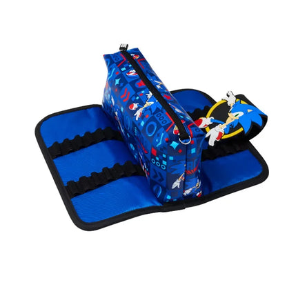 NEW High-quality Original Blue Boy Sonic Children's Backpack Cartoon Stress-relief Bag Hedgehog Anime Stationery Student Gift