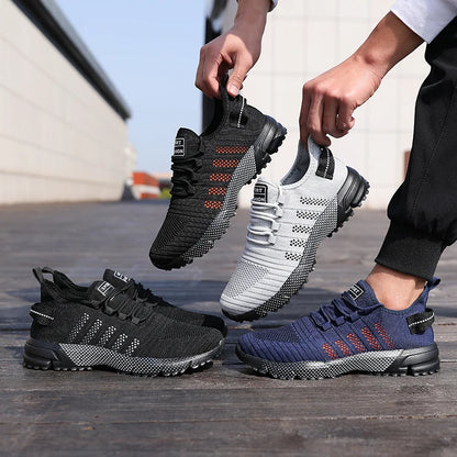 Sneakers casual da uomo in mesh, leggere e traspiranti, scarpe da running slip-on con suola morbida, mocassini bassi da uomo, trainers Zapatos Hombre
