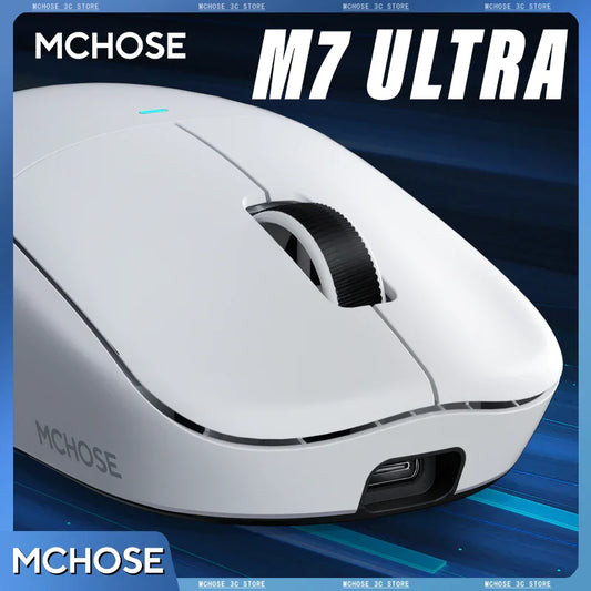 MCHOSE M7 Ultra ergonomisk gamingmus PAW3950 Super Sensor TOPSPEED 8000Hz pollingfrekvens lätt design Realtek Master Mice