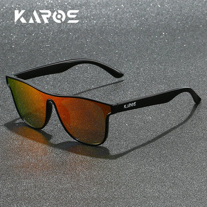 KAROS Polarized Sunglasses For Men Women Square Oversized Anti Glare Driving Eyewear Mirror Sun Glasses Women UV400 Goggles YZ20