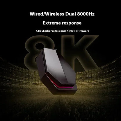Ratón gaming inalámbrico ATK Blazing Sky X1/X1V2 8K de baja latencia, ligero para FPS, Liekong E-sports, accesorios personalizados para PC