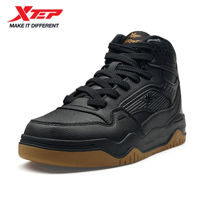 Xtep Cotton Shoes for Men, Street Style, Shock Absorption, Soft Strong Wrapping, Rebound Leisure Outdoor Sneakers 875319370003