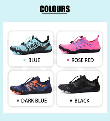 EOCENE Barfuß-Outdoor-Sportschuhe für Herren und Damen, schnell trocknende Aqua-Schuhe für Strand, Schwimmen, Fitness, Waten, Wandern und Radfahren