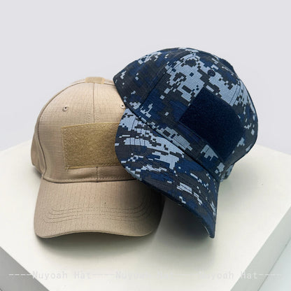 Velcro-rem CAMO Outdoor-baseballkasketter Solskærm Amerikansk Ny Unisex Alsidig Sportsmode Personlig Kasket med skygge Taktisk Ridning