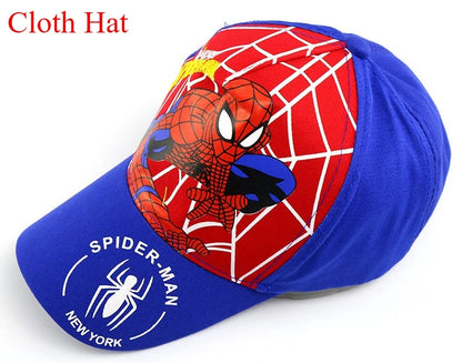 Marvel Anime figurka Spider-Man kreslená baseballová čepice bavlna polyester čepice s kšiltem pro chlapce a dívky čepice a doplňky k hlavě dětský dárek k narozeninám