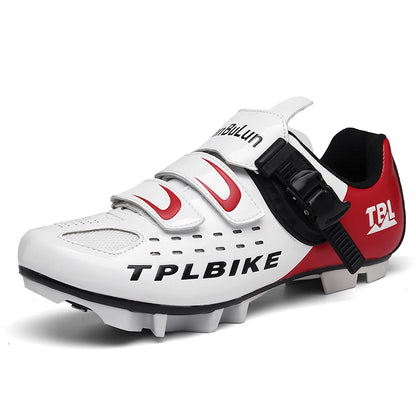 New Men’s and Women’s Bicycle Shoes Outdoor Cycling Shoes with Three Functional Soles Professional Training Shoes