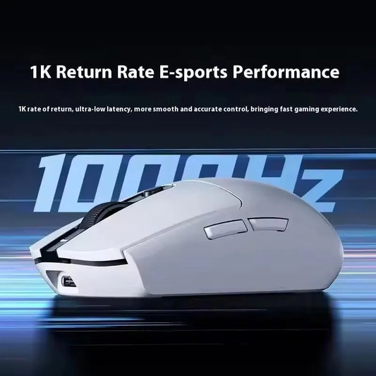 MCHOSE G3 V2 Pro trådlös gamingmus med tri-mode Bluetooth, 800mAh uppladdningsbart batteri, lätt anpassad ergonomi, e-sportmus