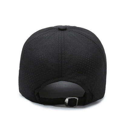 Schnelltrocknende, strapazierfähige Baseballkappe, UV-Schutz, atmungsaktiv, verstellbar, für Radfahren, Wandern, Angeln und andere Sportarten – Trucker-Cap für Damen und Herren