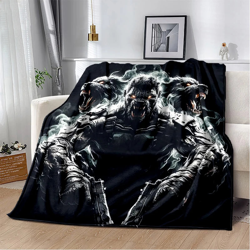 29 Style New Call of Duty COD Ghost Simon Gun Games Blanket,Soft Throw Blanket for Home Bedroom Bed Sofa Travel Cover Kids Gift