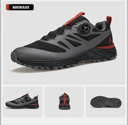 HUMTTO Breathable Trail Running Shoes for Men Black Men's Sports Shoes Cushioning Sneakers Man Luxury Designer Casual Trainers