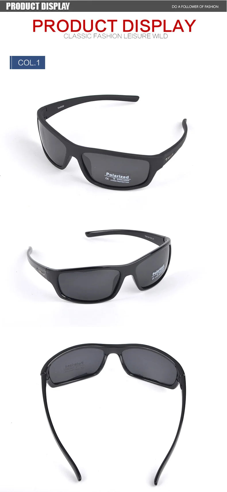 TAGION Sport Sunglasses Men Polarized Hipster Glasses UV400 Hiking Driving Glasses Lentes De Sol Hombre Polarizing Lenses TG5104
