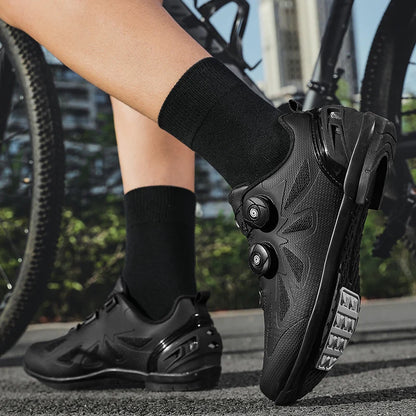 Men Non Locking Mountain Bike Shoes Without Cleats Road Bicycle Rb Speed Non Cleat Cycling Shoes Sneaker Flat Pedal Mtb Women