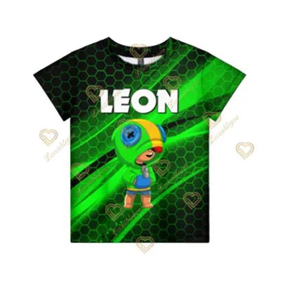 Newest 2026 Brawl Stars 3D Print Tops Cartoon Children Short Sleeve T-shirt Summer Popluar Men Funny Tees