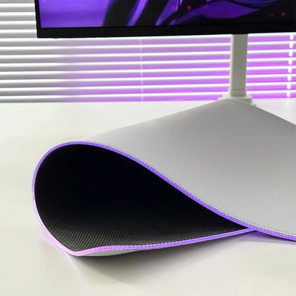 Herní podložka pod myš Overwatch Hips Anime XXL RGB, LED podložka na stůl s podsvícením a gumovým povrchem