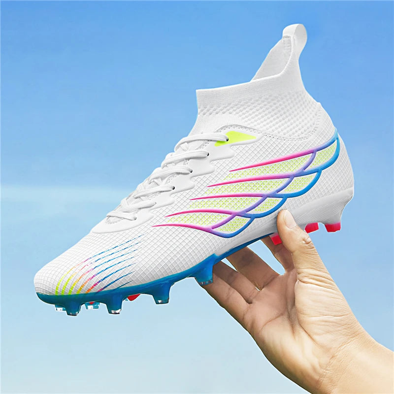 2026 Superfly FG Football Boots Outdoor Soccer Cleat Black Shoes Soft Sport Professional Shoes Breathable Comfortable Boots Plus